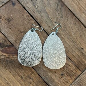 Faux Leather Earrings